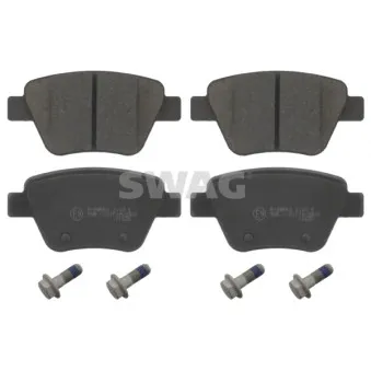Jeu de 4 plaquettes de frein arrière SWAG 30 91 6797