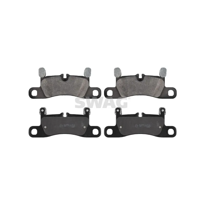 Jeu de 4 plaquettes de frein arrière SWAG 30 91 6809