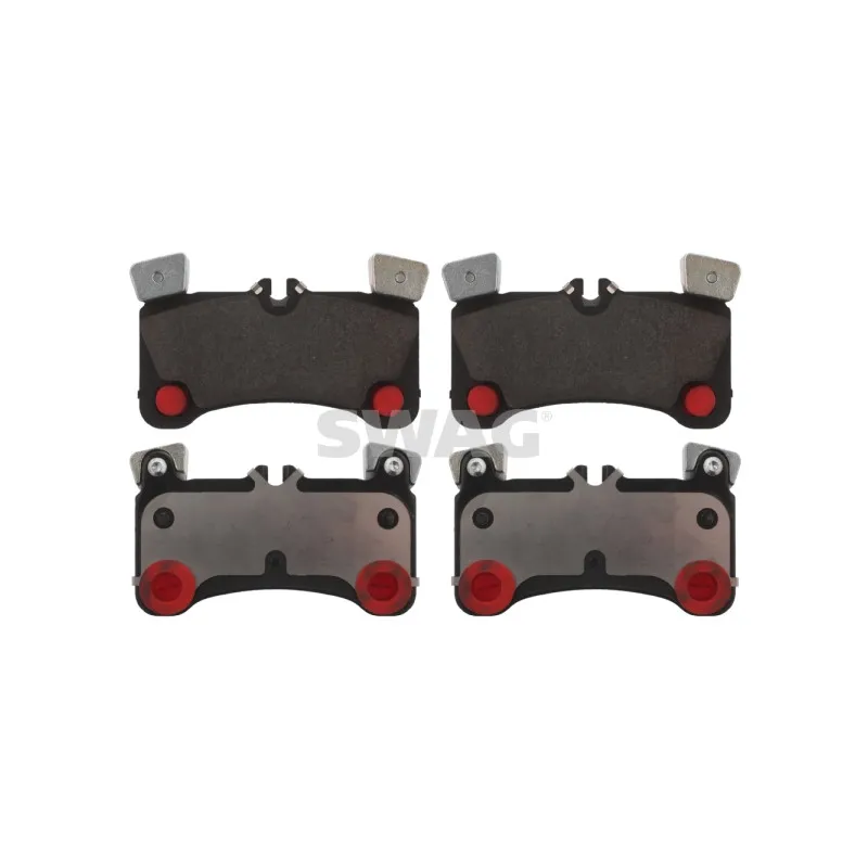 Jeu de 4 plaquettes de frein arrière SWAG 30 91 6842