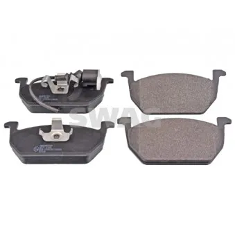 Jeu de 4 plaquettes de frein avant SWAG