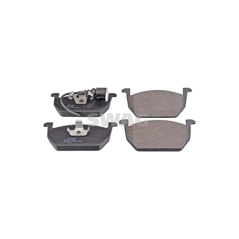 Jeu de 4 plaquettes de frein avant SWAG 30 91 6913