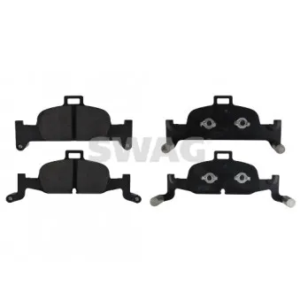 Jeu de 4 plaquettes de frein avant SWAG