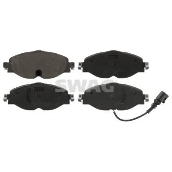Jeu de 4 plaquettes de frein avant SWAG 30 91 6994