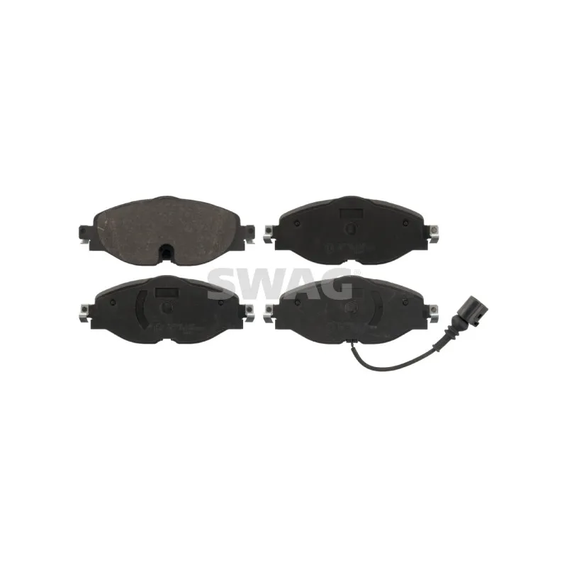 Jeu de 4 plaquettes de frein avant SWAG 30 91 6994