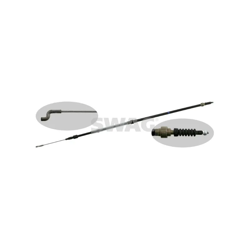 Tirette à câble, frein de stationnement SWAG 30 92 7161