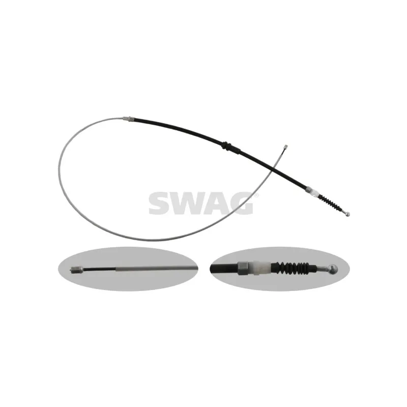 Tirette à câble, frein de stationnement SWAG 30 93 6957