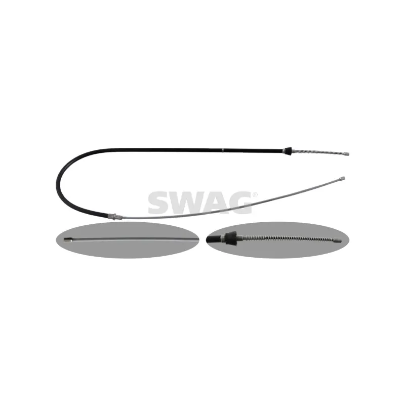 Tirette à câble, frein de stationnement SWAG 30 94 8302