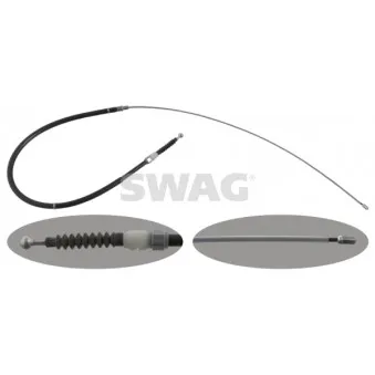 Tirette à câble, frein de stationnement SWAG 30 94 8306