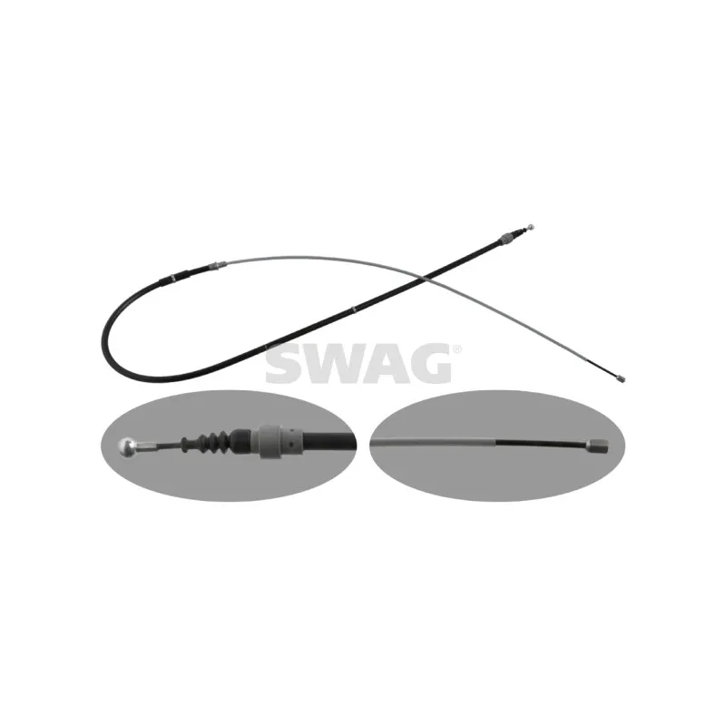 Tirette à câble, frein de stationnement SWAG 30 94 8308