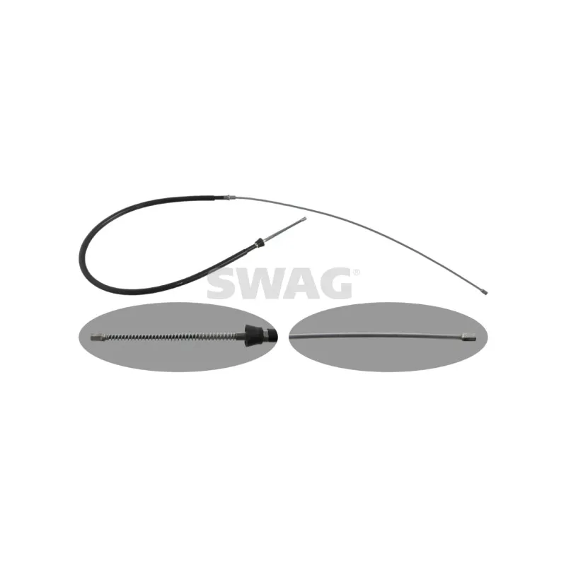 Tirette à câble, frein de stationnement SWAG 30 94 8331