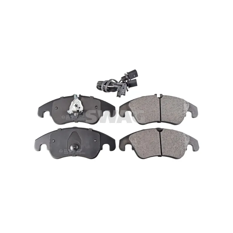 Jeu de 4 plaquettes de frein avant SWAG 32 91 6798
