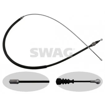 Tirette à câble, frein de stationnement SWAG