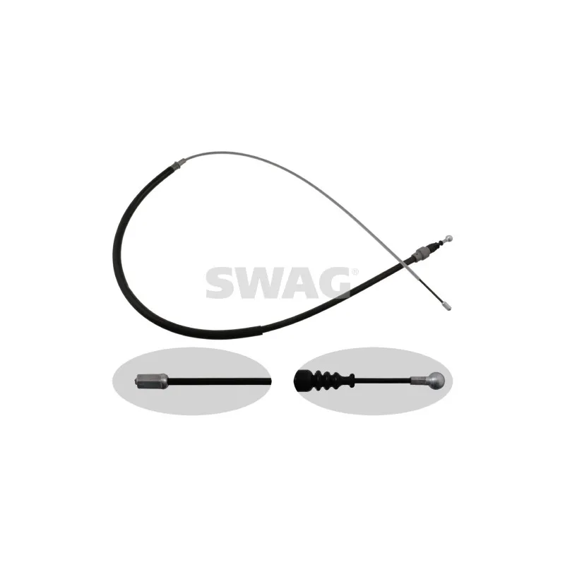 Tirette à câble, frein de stationnement SWAG 32 92 4412