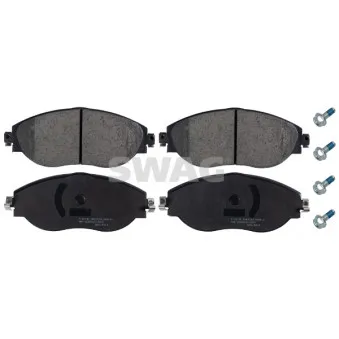 Jeu de 4 plaquettes de frein avant SWAG 33 10 0088