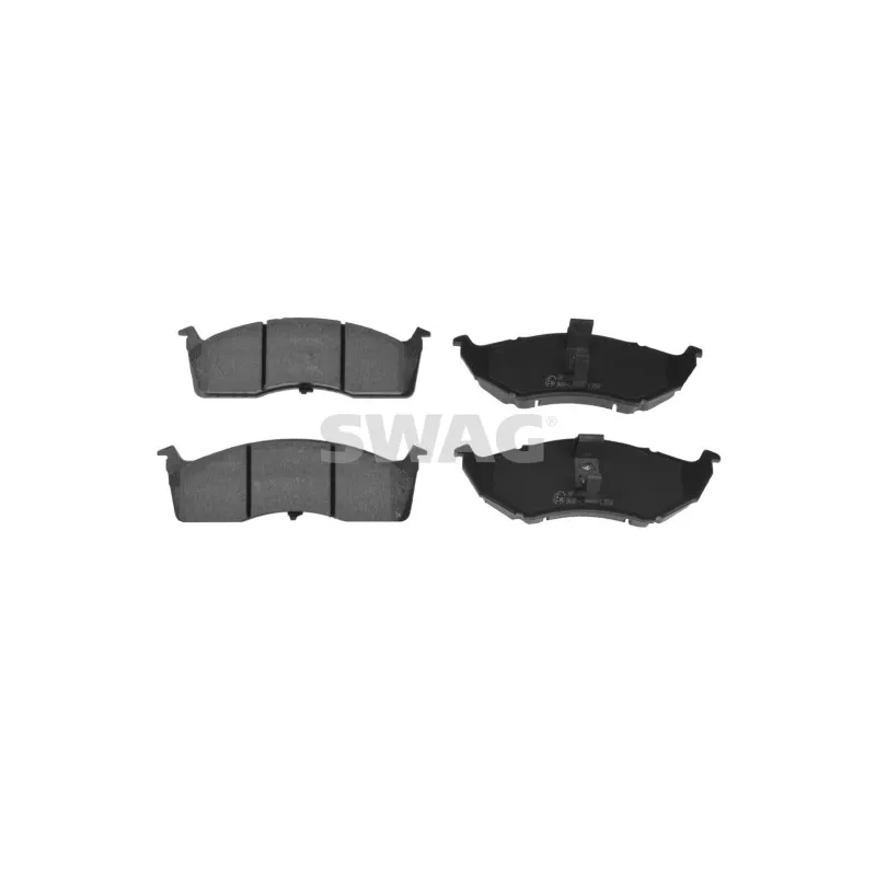 Jeu de 4 plaquettes de frein avant SWAG 33 10 0188