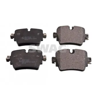 Jeu de 4 plaquettes de frein arrière SWAG