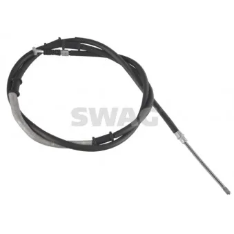 Tirette à câble, frein de stationnement arrière gauche SWAG 33 10 0345