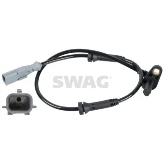 Capteur, vitesse de roue arrière gauche SWAG 33 10 0730