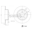 Jeu de 2 disques de frein arrière SWAG 33 10 0904 - Visuel 3