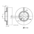 Jeu de 2 disques de frein avant SWAG 33 10 0914 - Visuel 3