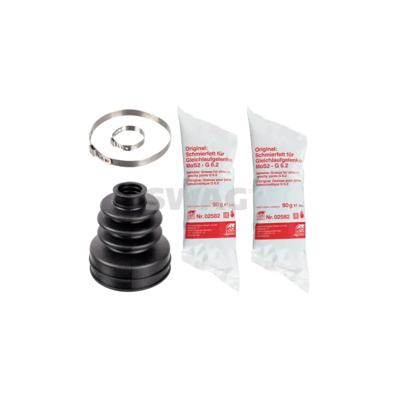 Jeu de joints-soufflets, arbre de commande avant gauche SWAG 33 10 1015