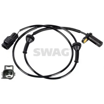 Capteur, vitesse de roue avant gauche SWAG 33 10 1322