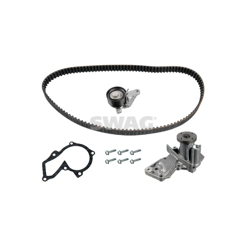 Pompe à eau + kit de courroie de distribution SWAG 33 10 1630