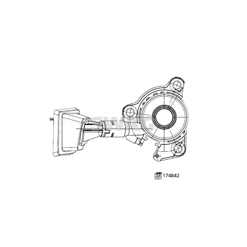 Butée hydraulique, embrayage SWAG 33 10 2519