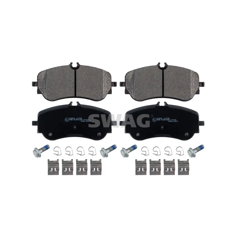 Jeu de 4 plaquettes de frein arrière SWAG 33 10 2612
