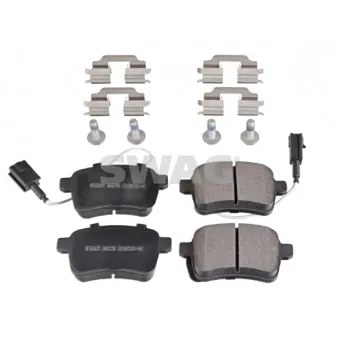 Jeu de 4 plaquettes de frein arrière SWAG