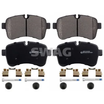 Jeu de 4 plaquettes de frein arrière SWAG