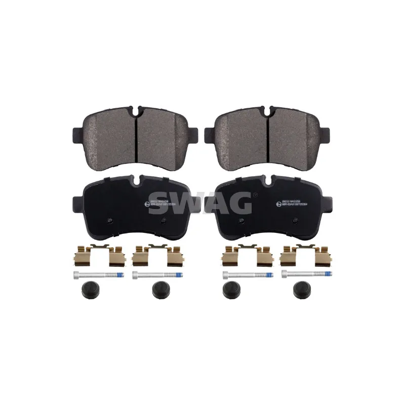Jeu de 4 plaquettes de frein arrière SWAG 37 91 6937