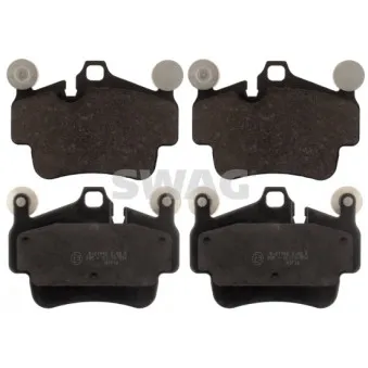 Jeu de 4 plaquettes de frein avant SWAG