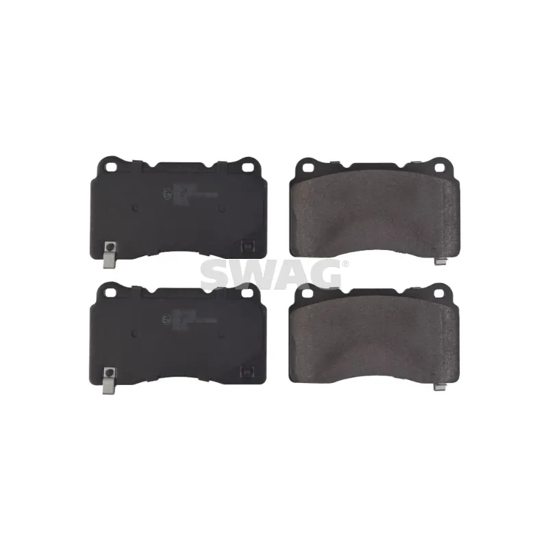 Jeu de 4 plaquettes de frein avant SWAG 40 11 6151