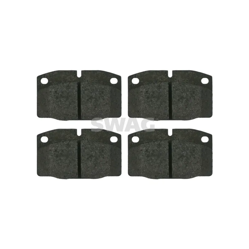 Jeu de 4 plaquettes de frein avant SWAG 40 91 6203
