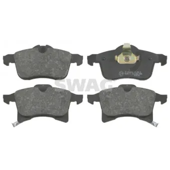 Jeu de 4 plaquettes de frein avant SWAG 40 91 6491
