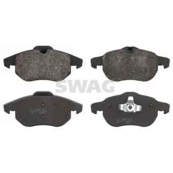 Jeu de 4 plaquettes de frein avant SWAG