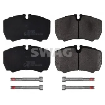 Jeu de 4 plaquettes de frein arrière SWAG