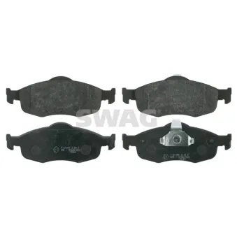 Jeu de 4 plaquettes de frein avant SWAG 50 91 6202