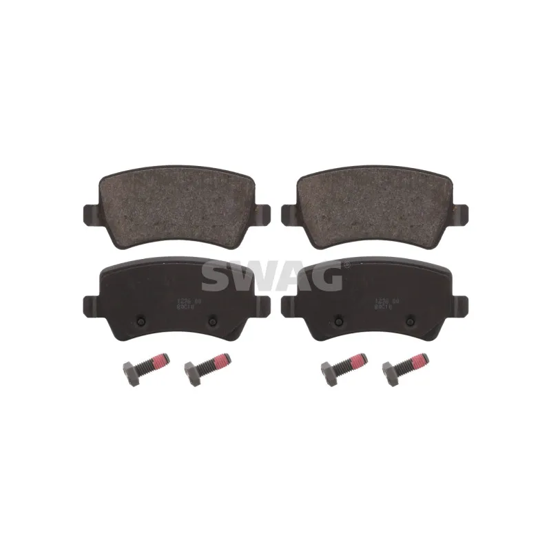 Jeu de 4 plaquettes de frein arrière SWAG 50 91 6625