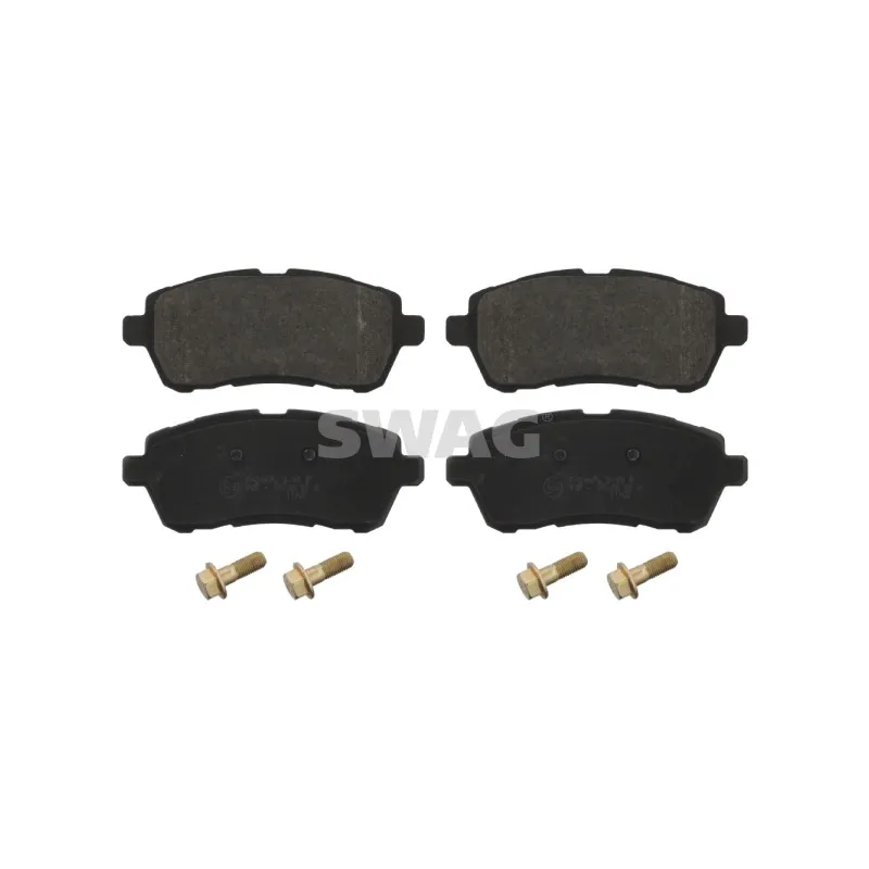 Jeu de 4 plaquettes de frein avant SWAG 50 91 6820