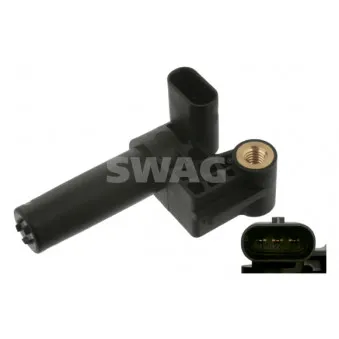 Capteur d'angle, vilebrequin SWAG 50 93 7184