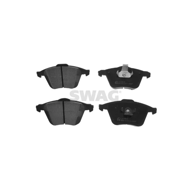 Jeu de 4 plaquettes de frein avant SWAG 55 11 6212