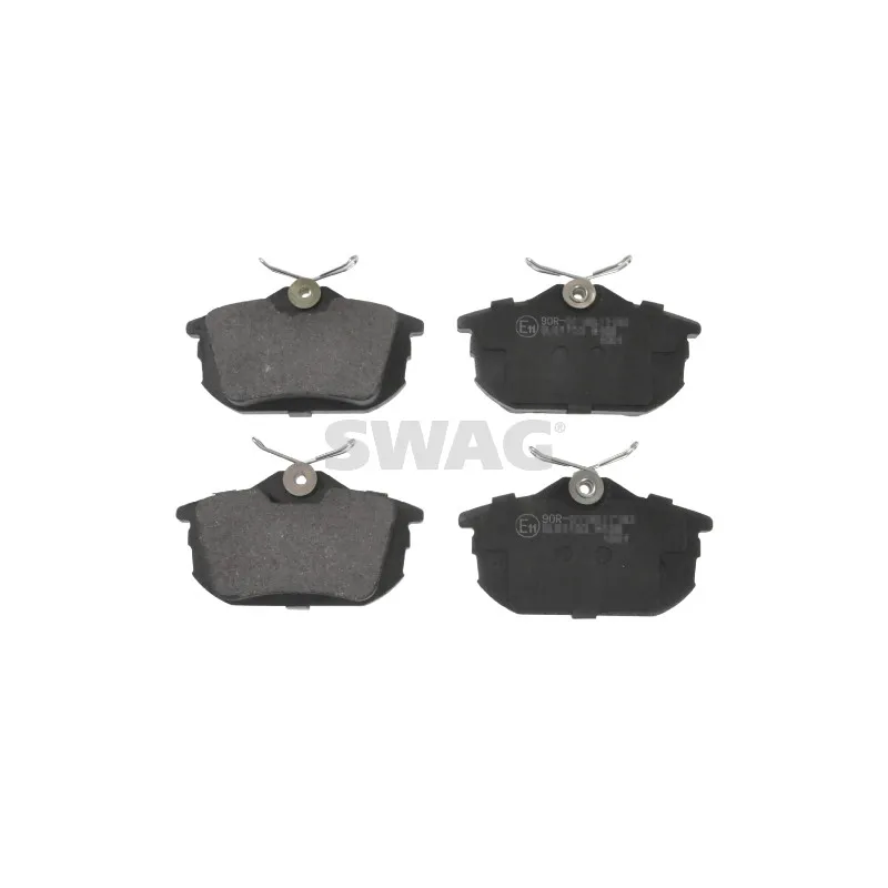 Jeu de 4 plaquettes de frein arrière SWAG 55 91 6207