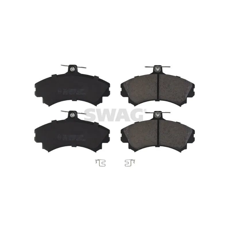 Jeu de 4 plaquettes de frein avant SWAG 55 91 6213