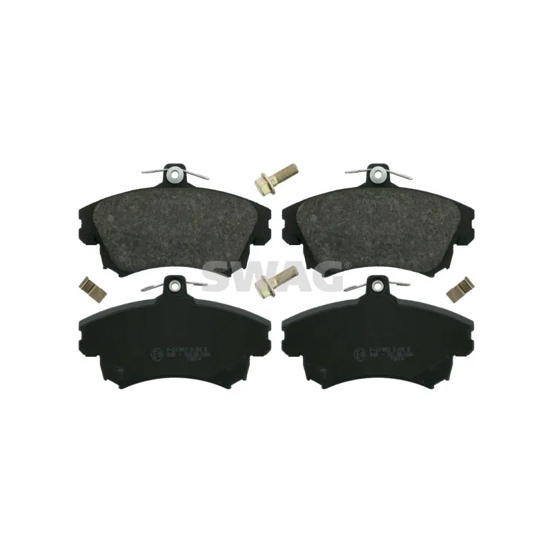 Jeu de 4 plaquettes de frein avant SWAG 55 91 6214