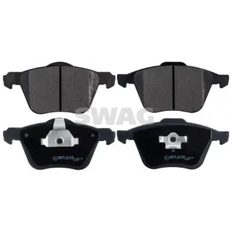 Jeu de 4 plaquettes de frein avant SWAG