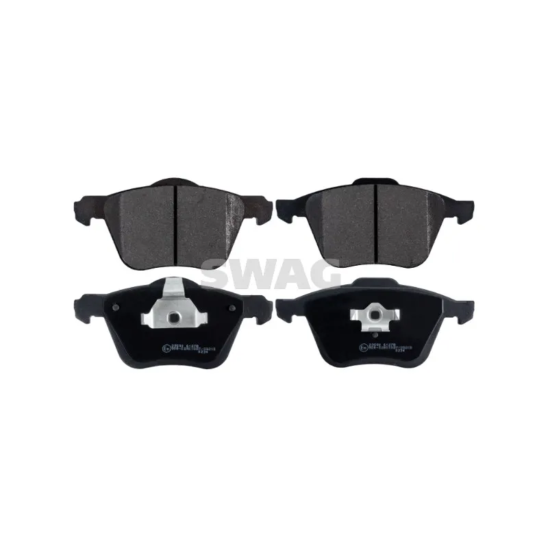 Jeu de 4 plaquettes de frein avant SWAG 55 91 6504