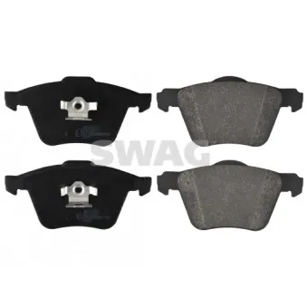 Jeu de 4 plaquettes de frein avant SWAG