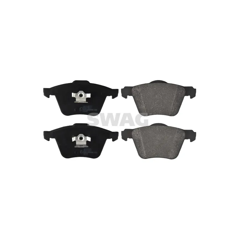 Jeu de 4 plaquettes de frein avant SWAG 55 91 6505